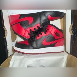 Jordan Kids Sneakers Black and Red